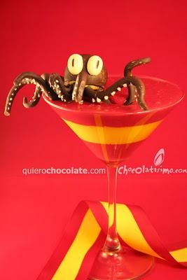 El pulpo Paul, en versión de chocolates KUNA YALA El pulpo Paul, en versión de chocolates KUNA YALA