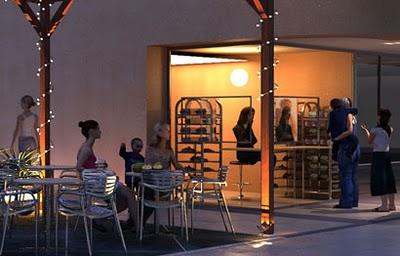 Renders de Locales en Sunset blvd, Hollywood