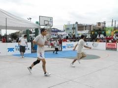 Torneo de futbol “De la calle a la cancha” en el Zócalo de la Ciudad de México