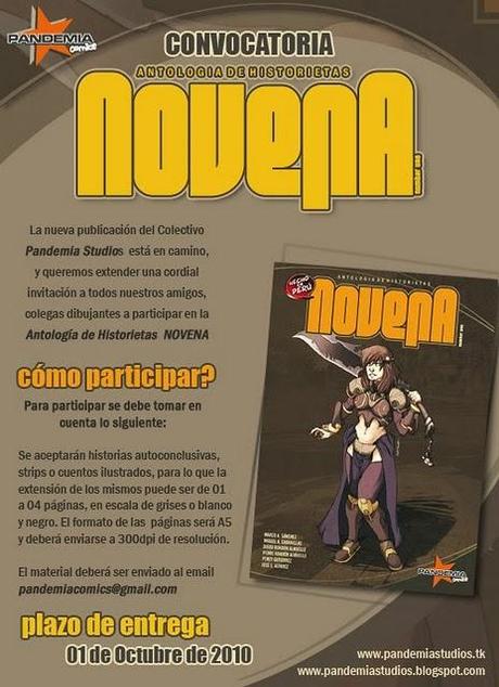 Convocatoria para revista de Cómics, Novena