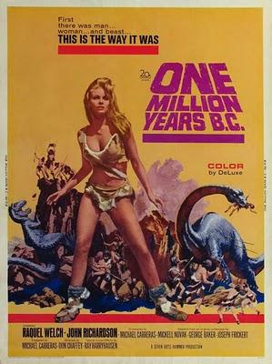 One Million Years B.C: Dinosaurios en stop-motion y Raquel Welch en bikini.