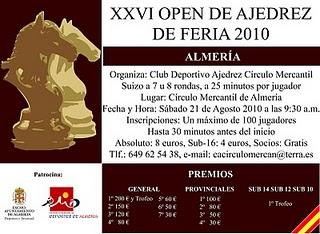 XXVI OPEN INTERNACIONAL FERIA DE ALMERIA 2010