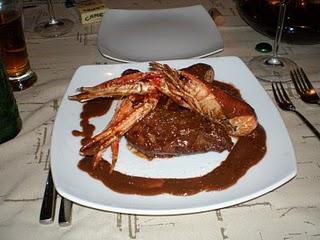 Confit de Pato con Cigalas y Chocolate