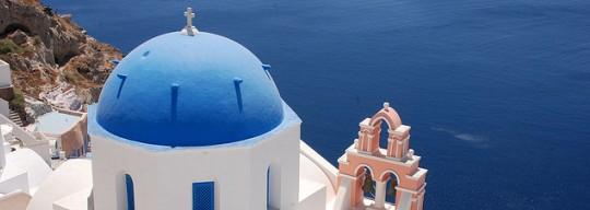 De vacaciones en Santorini