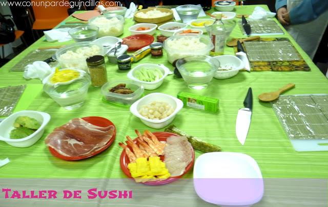 Resumen de nuestro primer taller de sushi