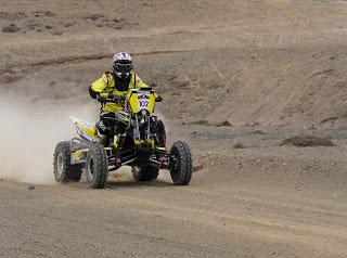 PILOTO DE PUNTA ARENAS VÍCTOR GALLEGOS GANÓ LA TERCERA ETAPA DE LOS QUADS EN EL ATACAMA RALLY