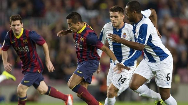 Liga - Barcelona-Espanyol: Alexis, Neymar y el santo de siempre (1-0)