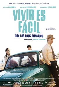 Póster: Vivir es fácil con los ojos cerrados (2013)