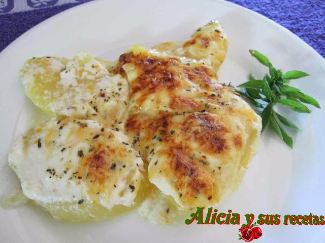 PATATAS AL GRATÉN