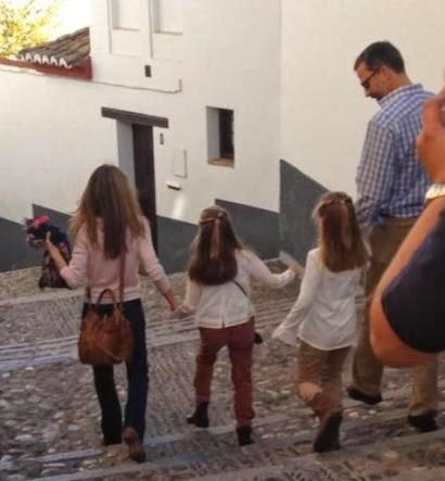 D. Felipe y Dña. Letizia y las Infantas Leonor y Sofía visitan Granada