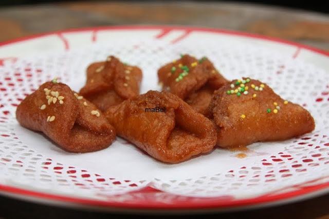 Pestiños brillantes