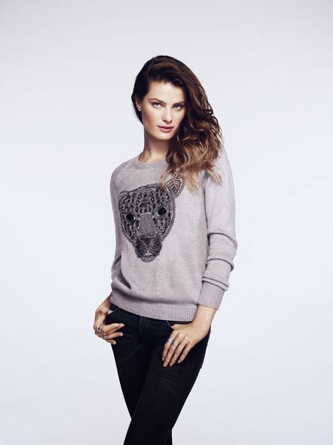 Moda Casual: Isabeli Fontana modela para H&M; Otoño/Invierno 2013-14.