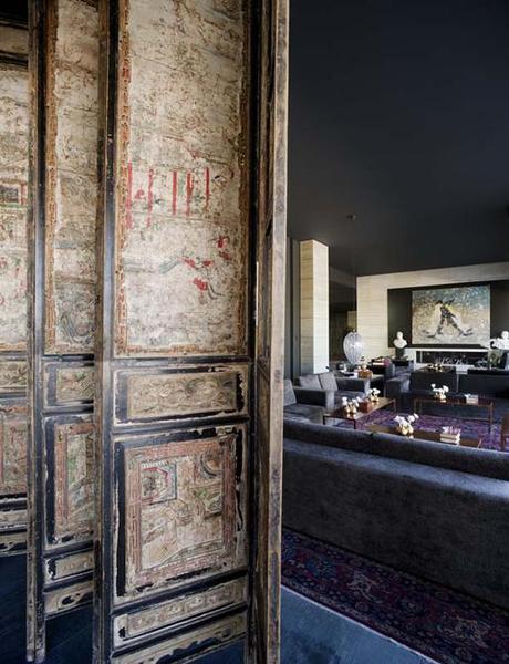 Interiores de viviendas emblemáticas A-cero: “Art Walls” House