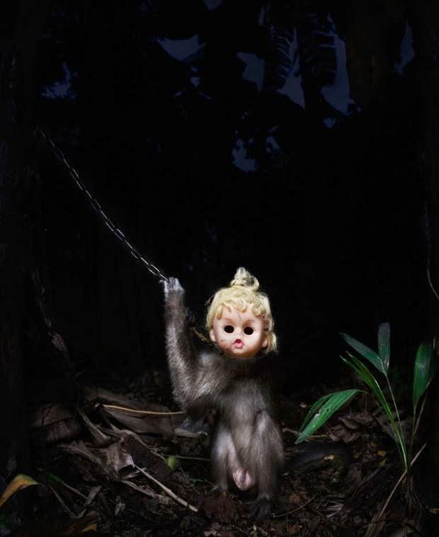 Los monos con mascaras de Indonesia