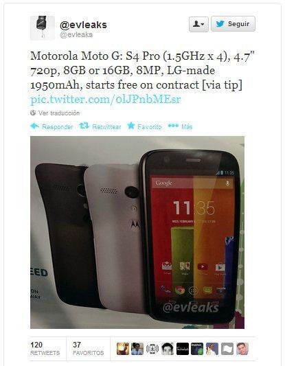 Se filtran las especificaciones del smartphone Motorola Moto G eveleaks-moto-g