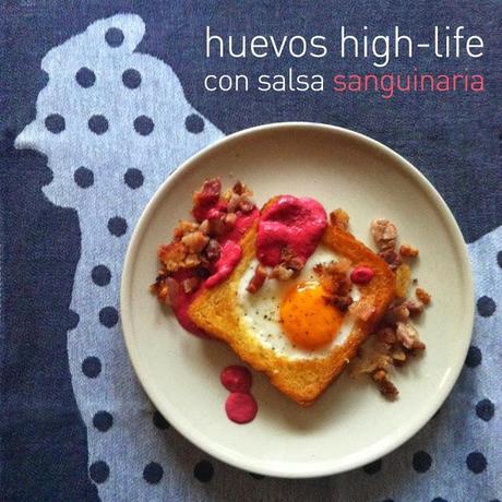 Huevos high-life con salsa sanguinaria: el desayuno del caníbal Huevos high-life con salsa sanguinaria: el desayuno del caníbal