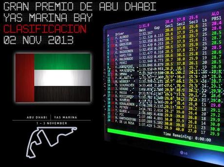 GP de Abu Dhabi: Clasificación - Temporada 2013