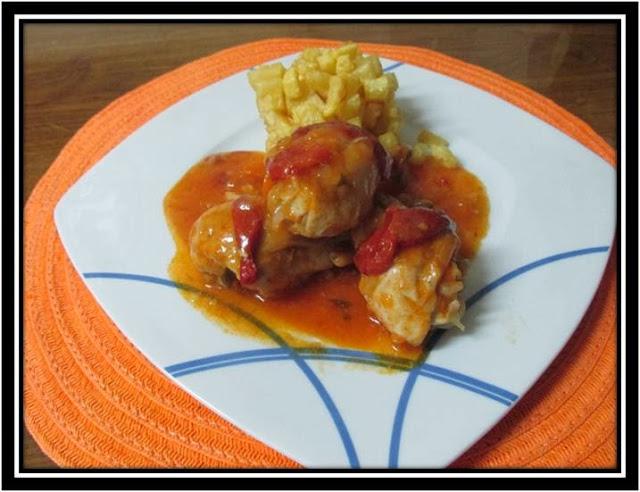 JAMONCITOS DE POLLO ESTOFADOS