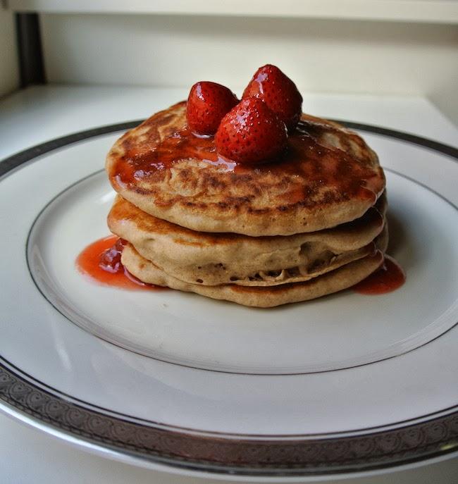 Gluten-free Buckwheat Pancakes (panqueques de trigo sarraceno sin glutén)