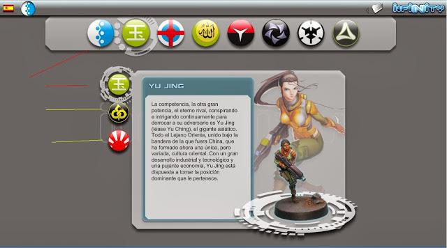 Infinity Army:Ayuda interactiva para hacer listas