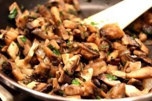 Filetes con setas gratinadas-Semana del 28 de octubre al 3 de Noviembre