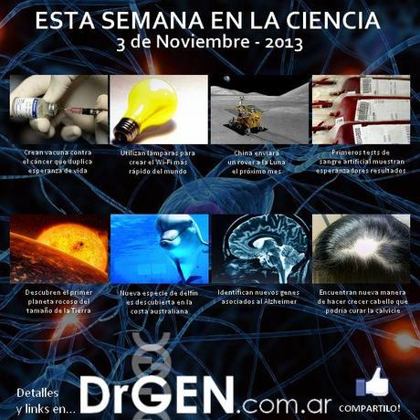 semana en ciencia Esta semana en ciencia   3 de noviembre 2013