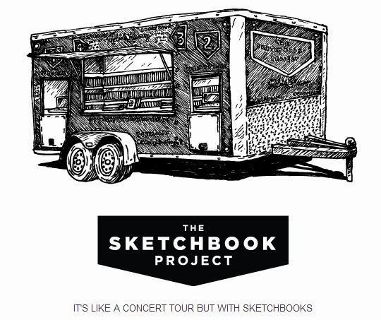 The Sketchbook Project, una librería portátil de cuadernos de dibujos
