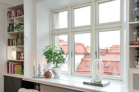 Interiorismo Elementos de estructura a la vista pared de ladrillo decoración Interiorismo Elementos de estructura a la vista interiores espacios pequeños industrial vintage estilo nórdico escandinavo estilo industrial vintage decoración mini pisos cocinas pequeñas modernas blancas blog decoración nórdica blog decoración diseño interiores