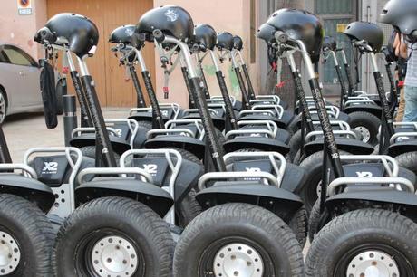 Horta en segway