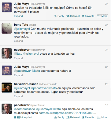 El mito del trabajo en equipo en sanidad