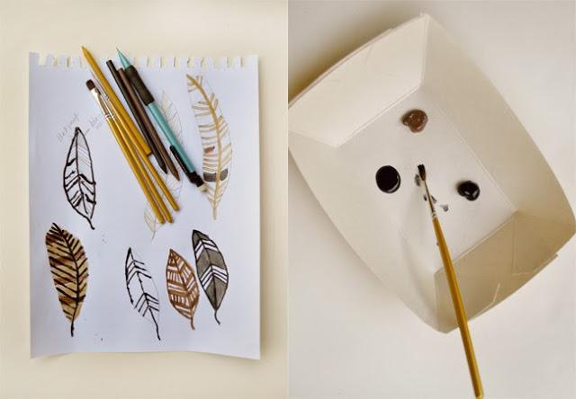 DIY......PLATOS Y BANDEJAS PINTADAS A MANO