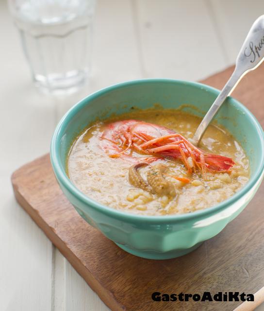 Arroz caldoso de marisco