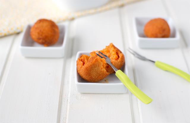 Croquetas de sobrasada y queso de Mahón