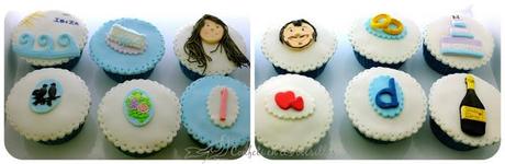 Cupcakes de boda para una despedida de soltera Cupcakes de boda para una despedida de soltera