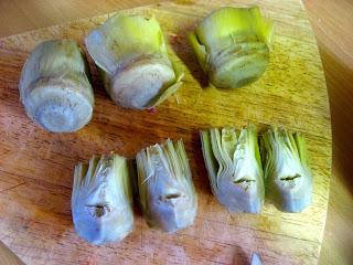 ALCACHOFAS CON JAMÓN