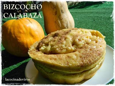 BIZCOCHO CALABAZA MICROONDAS
