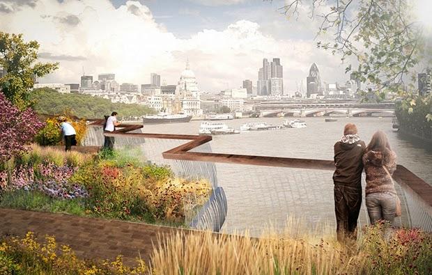 Puente sobre el río Támesis, Londres - T. Heatherwick