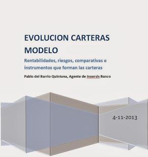 Evolución Carteras Modelo hasta el 4 Noviembre 2013