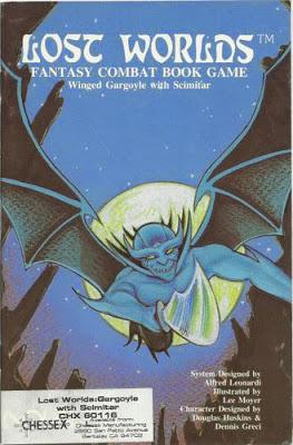 Lost Worlds,de Alfred Leonardi:libro-juegos de combate fantastico