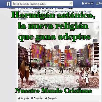 Hormigón satánico,  la nueva religión  que gana adeptos