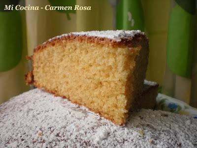 BIZCOCHO DE ALMENDRAS AL AROMA DE AGUA DE ROSAS