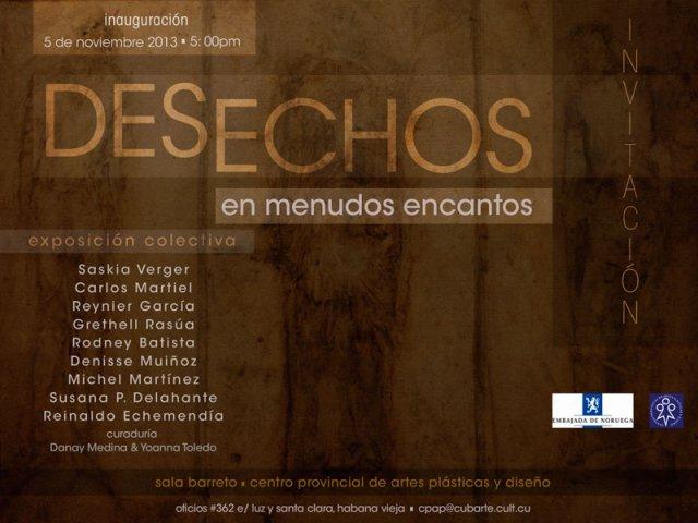 Exposición colectiva: Desechos en menudos encantos