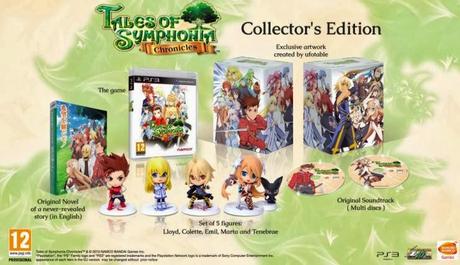 Tales of Symphonia Chronicles coleccionista Los anuncios de Namco Bandai en el salón del manga