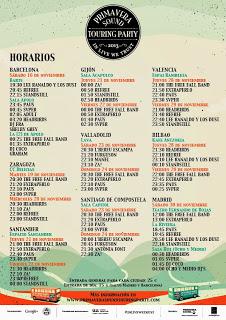 Horarios del Primavera Sound Touring Party 2013