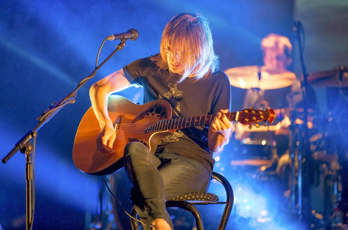 Steven Wilson en una actuación en directo en el Festival de Loreley en 2013