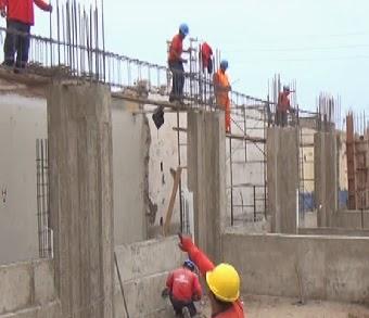 AVANZAN CONSTRUCCION DE COLEGIO PEDRO E. PAULET DE HUACHO… Obra ejecutada por el GORE LIMA registra casi un 50 por ciento de desarrollo