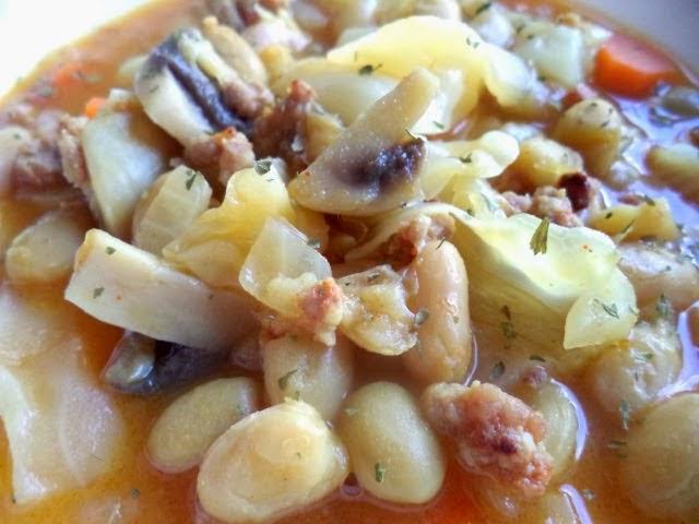 Pochas con Verduras, Receta de Aprovechamiento