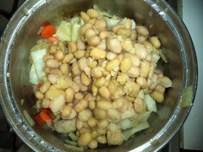 Pochas con Verduras, Receta de Aprovechamiento