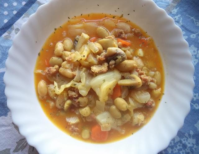 Pochas con Verduras, Receta de Aprovechamiento