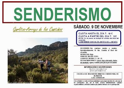 Nueva ruta de senderismo de la EIMI Almadén